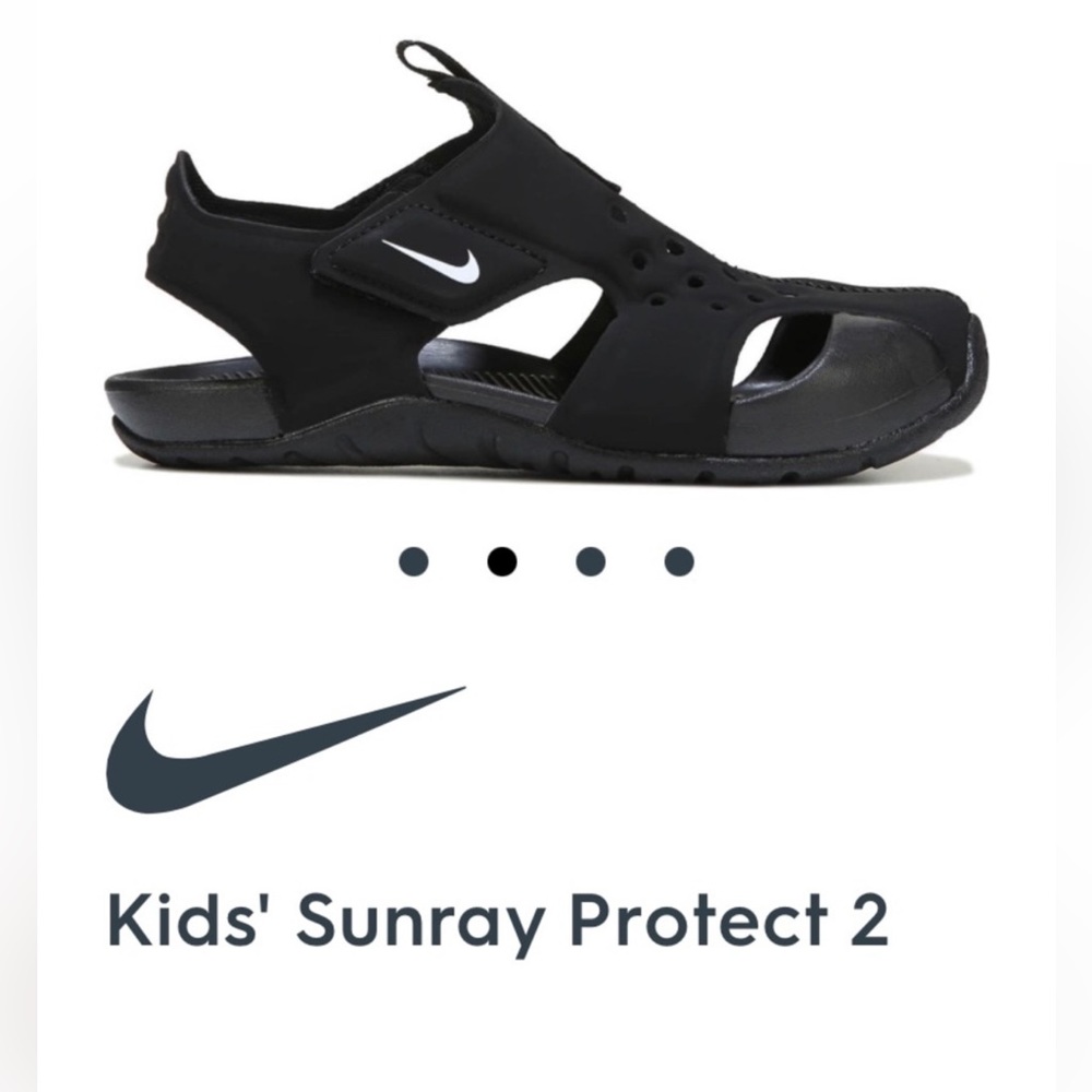Nike Sunray Size 10c Black Sandal